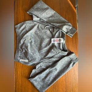 Gymshark Adapt Seamless Long Sleeve Crop Top- Small